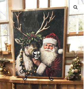 Santa and Reindeer