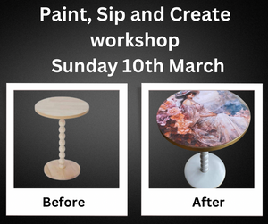 Paint, Sip and Create 10th March 2024