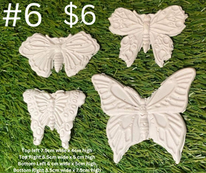 #6 Assorted Butterflies Flexible Moulding